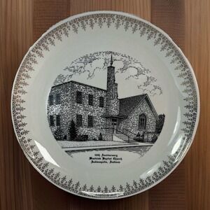 Westview Baptist Church Indianapolis Indiana‎ 50th Anniversary Plate 10.25"